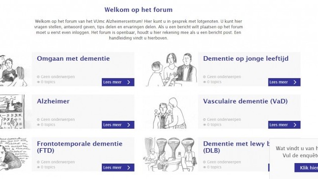 Interactieve modules live op website VUmc Alzheimercentrum
